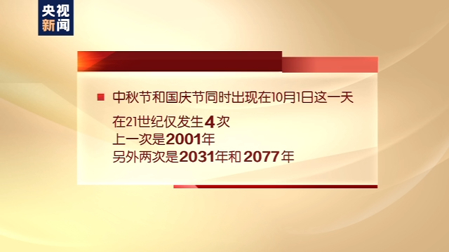 中秋與國慶同一天多少年一次_國慶中秋一天年假多少天_國慶中秋一天年假幾天